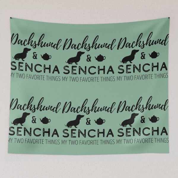 Item preview, Dachshund & Sencha Print designed and sold by TheDachshund.