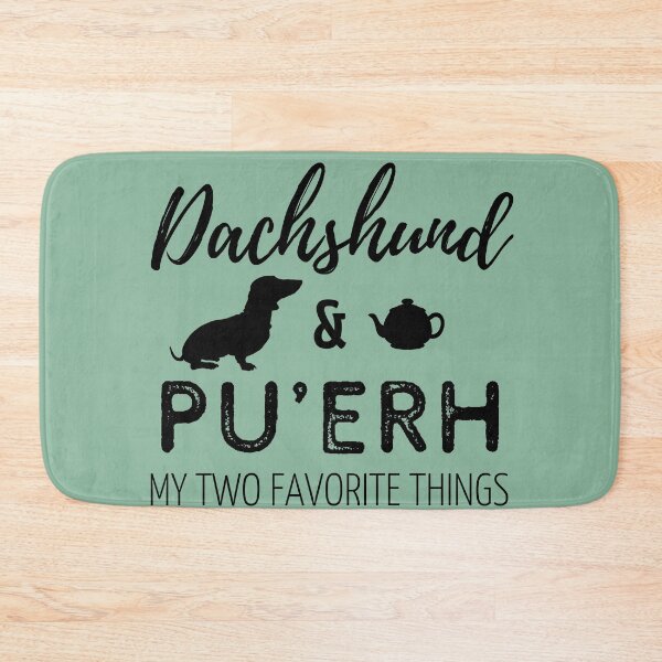 Item preview, Dachshund & Pu'erh Print designed and sold by TheDachshund.