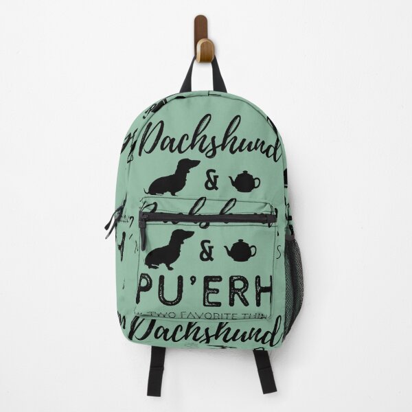Item preview, Dachshund & Pu'erh Print designed and sold by TheDachshund.