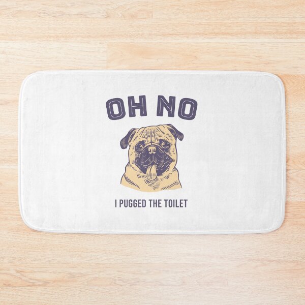 Item preview, Pugged the toilet designed and sold by Hooked-Atire.