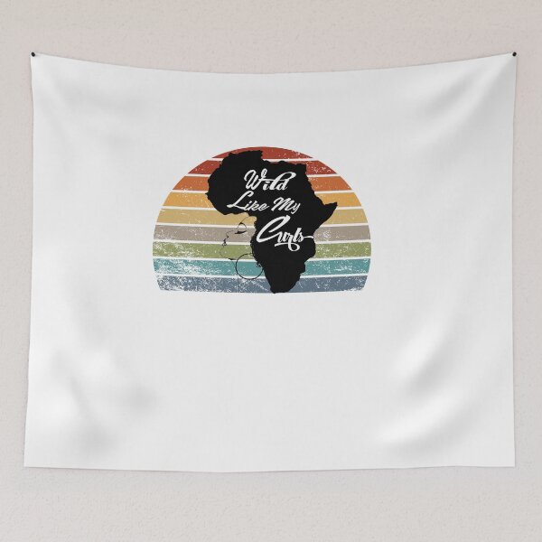 Item preview, Wild Like My Curls Curly Haired Retro designed and sold by Mytoonsquad.