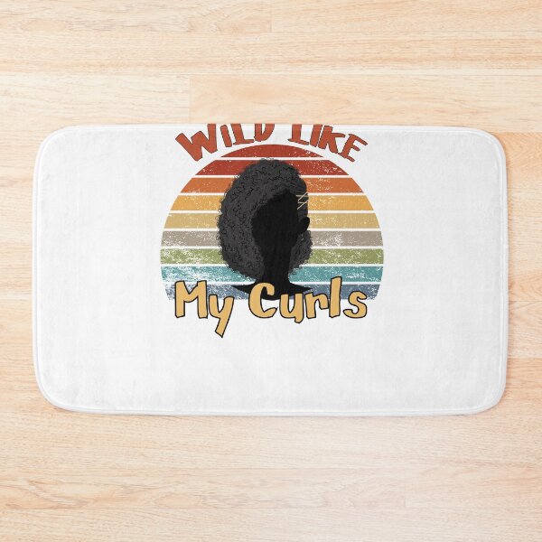 Item preview, Wild Like My Curls Curly Haired Retro designed and sold by Mytoonsquad.