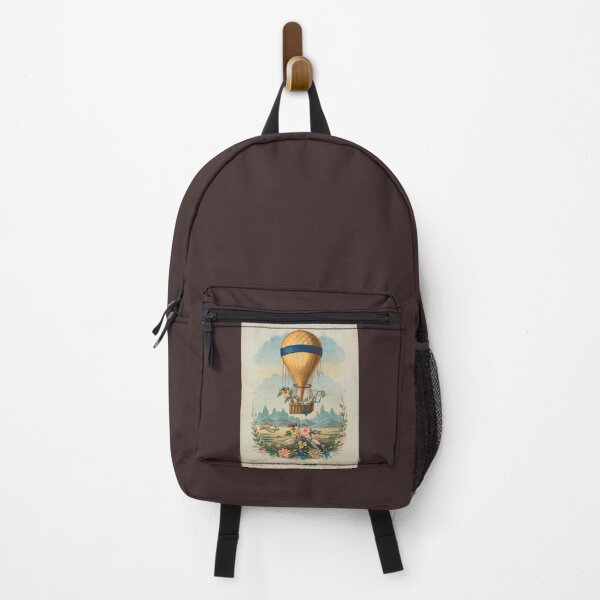 Item preview, Vintage hot air balloon: I hope crossing space will bring you my sweetest thoughts and best wishes designed and sold by bellatierra.