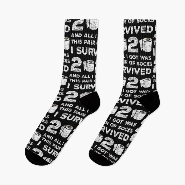 Item preview, I Survived 2020 And All I Got Was These Pair Of Socks designed and sold by d247.