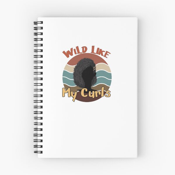 Item preview, Wild Like My Curls Curly Haired Retro designed and sold by Mytoonsquad.