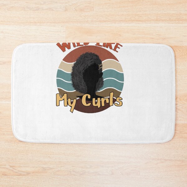 Item preview, Wild Like My Curls Curly Haired Retro designed and sold by Mytoonsquad.