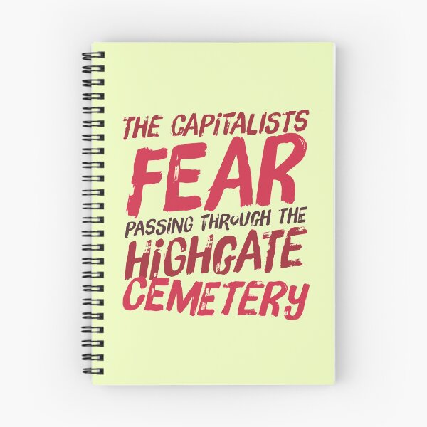 Item preview, The Capitalists Fear Passing Through The Highgate Cemetery designed and sold by ArqDezines.