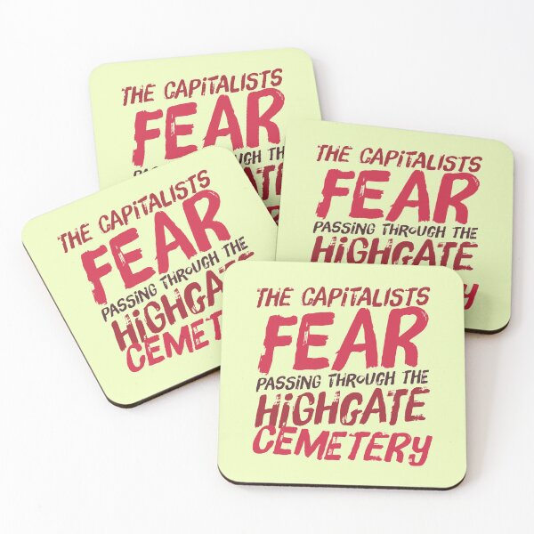 Item preview, The Capitalists Fear Passing Through The Highgate Cemetery designed and sold by ArqDezines.