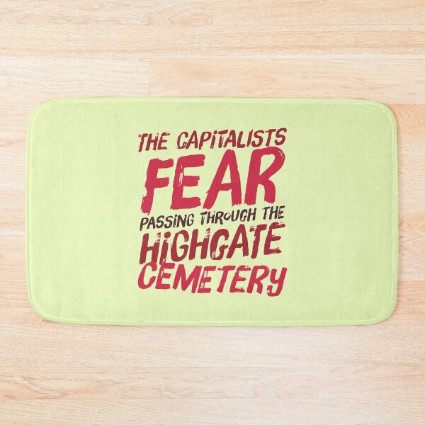 Item preview, The Capitalists Fear Passing Through The Highgate Cemetery designed and sold by ArqDezines.