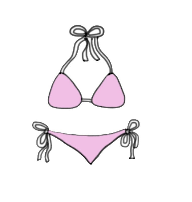 summer. color. cute. chic. bikini. pattern. trendy. girly. pink. 