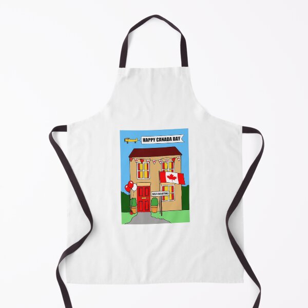 Item preview, Coronavirus Self-isolating Happy Canada Day Cartoon House designed and sold by KateTaylor.
