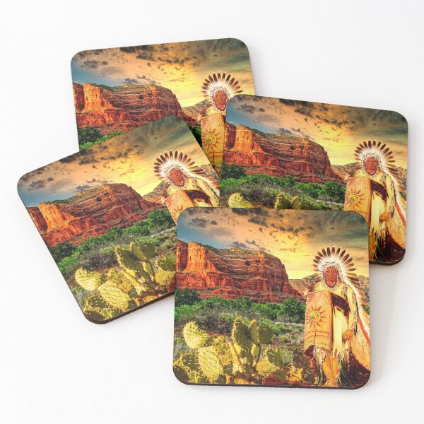 Item preview, Nakota Tribe Indian Chief in War-Eagle’s Head-Dress 1000 Piece Jigsaw Puzzles designed and sold by StickerArtwork.