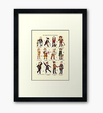 The Twelve Doctors of Christmas Framed Print