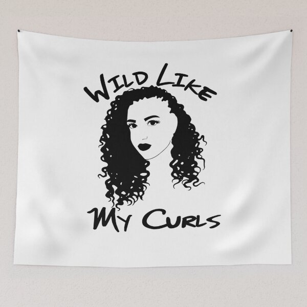 Item preview, Wild Like My Curls Curly Haired Funny designed and sold by Mytoonsquad.