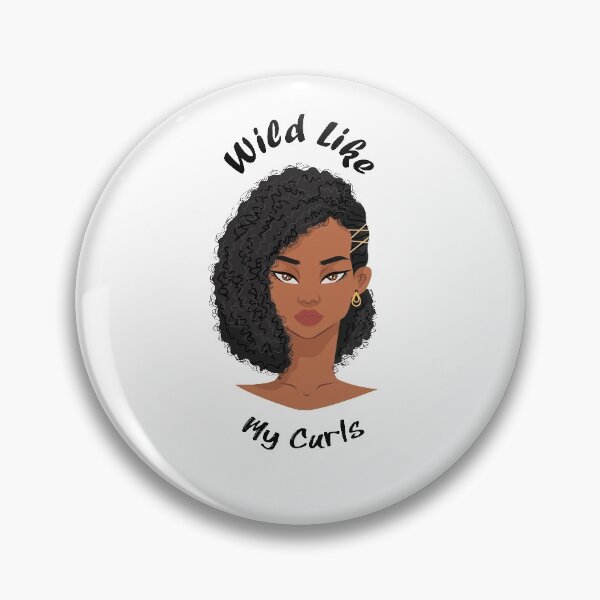 Item preview, Wild Like My Curls Curly Haired Funny designed and sold by Mytoonsquad.