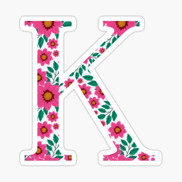 Aperçu de l'œuvre Kappa floral rose créée et vendue par artbysydsyd.