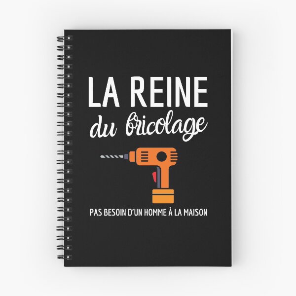 Aperçu de l'œuvre La reine du bricolage homme maison humour drôle créée et vendue par joozybart.