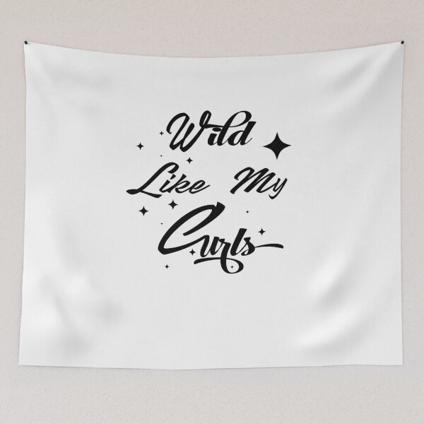 Item preview, Wild Like My Curls Curly Haired Funny designed and sold by Mytoonsquad.