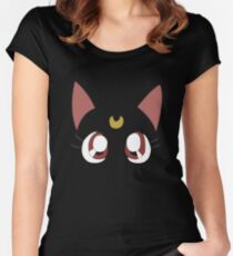 Sailormoon - Luna Women's Fitted Scoop T-Shirt