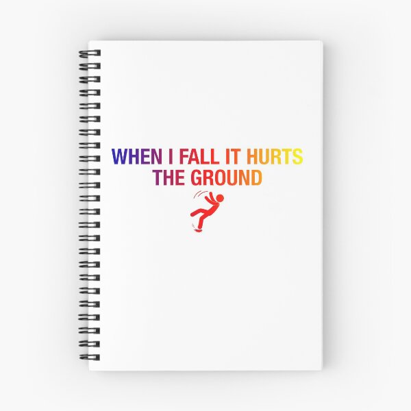 Item preview, When i fall it hurts the ground funny falling designed and sold by chadtees.