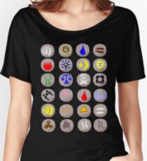 Camiseta ancha para mujer Runas --- Runescape