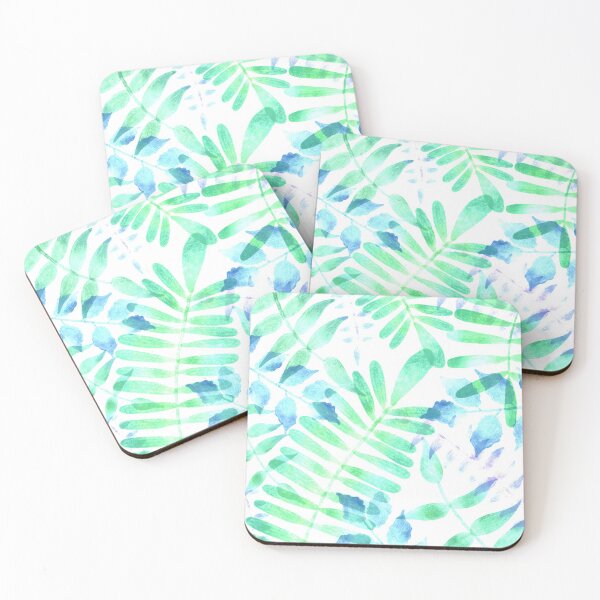 Item preview, Simple blue jungle scene designed and sold by ArtCDesigns.