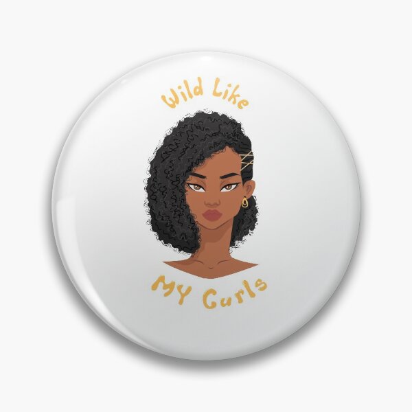 Item preview, Wild Like My Curls Curly Haired Funny designed and sold by Mytoonsquad.