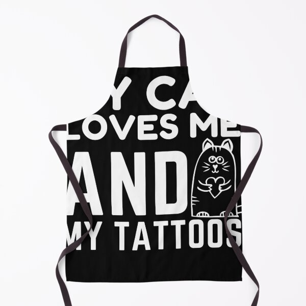 Item preview, My Cat Loves Me and My Tattoos designed and sold by sharifum9.