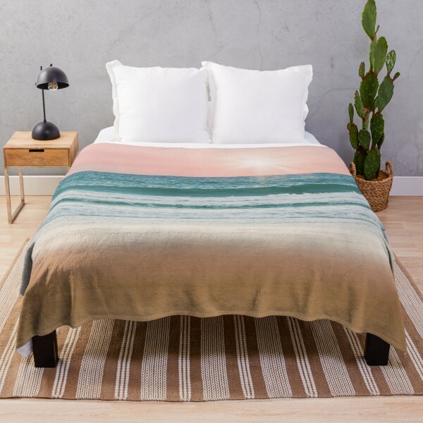 Item preview, Calm Ocean Sandy Beach sunset designed and sold by tamal778.