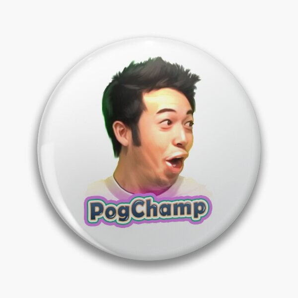 Item preview, PogChamp Twitch emote redesigned HD with lettering art designed and sold by therustyart.