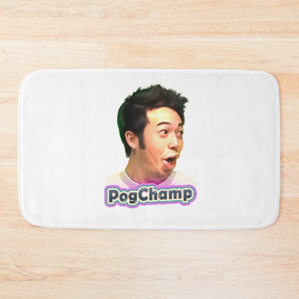 Item preview, PogChamp Twitch emote redesigned HD with lettering art designed and sold by therustyart.