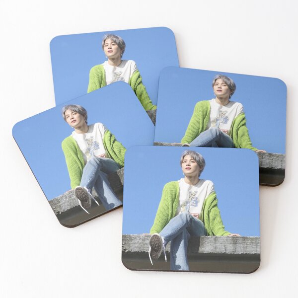 Item preview, BTS Life goes On Jimin Individual Photo (Blue background) designed and sold by Aooms123.