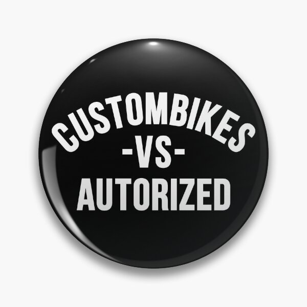 Item preview, Custombikes vs Autorized designed and sold by typogenix.