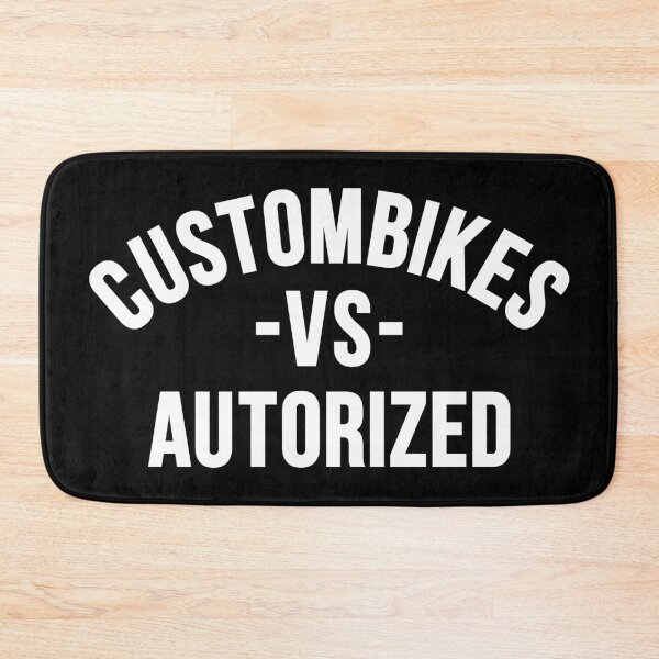 Item preview, Custombikes vs Autorized designed and sold by typogenix.