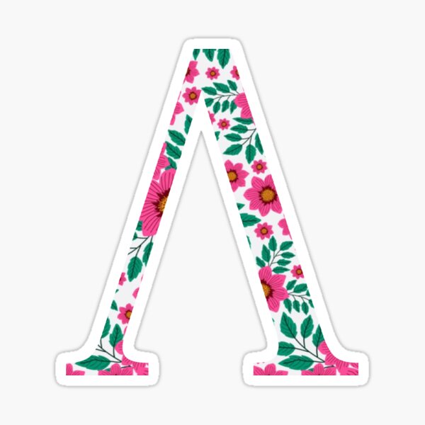 Aperçu de l'œuvre Lambda floral rose créée et vendue par artbysydsyd.