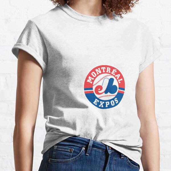 1986 Montreal Expos Artwork: ICONIC® Women's 100% Cotton T-Shirt