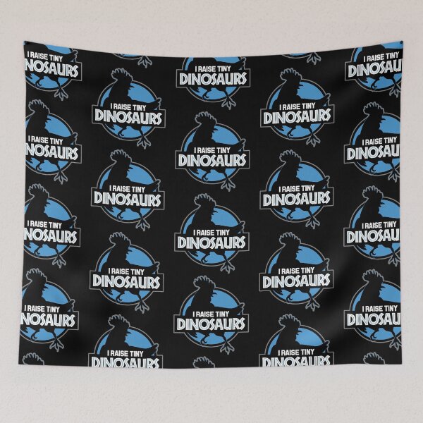 Item preview, I Raise Tiny Dinosaurs Blue designed and sold by Andantino.