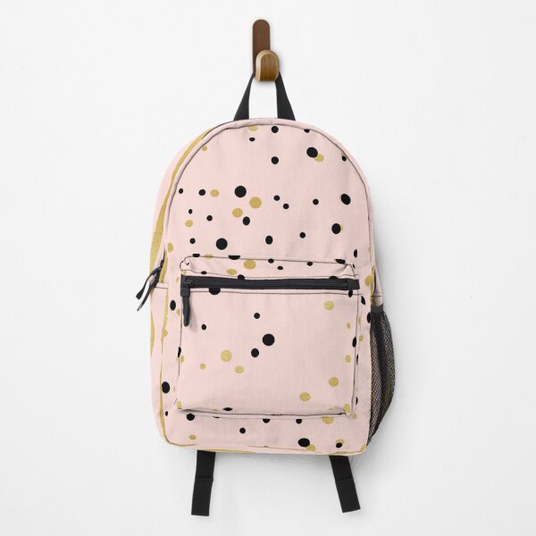 Item preview, Gold and Black Dots and Vertical Gold Bengal Stripes in Vertical Mixed Contrasting Patterns designed and sold by squishyrainbow.