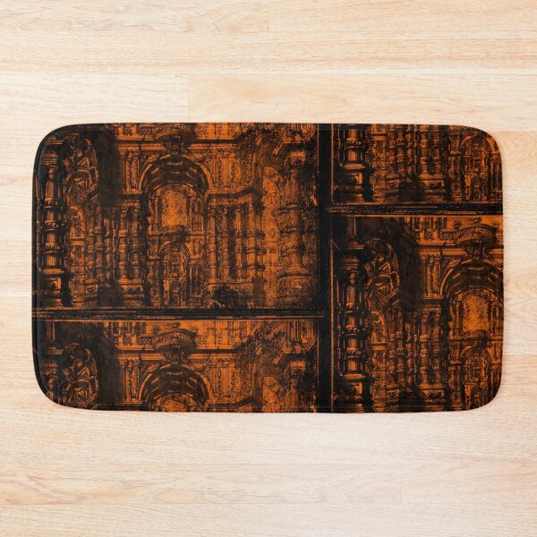 Item preview, Greek Grunge Black and Orange Ancient Temple designed and sold by Talia Felix.