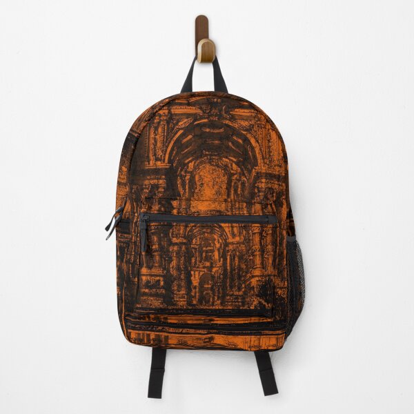 Item preview, Greek Grunge Black and Orange Ancient Temple designed and sold by Talia Felix.