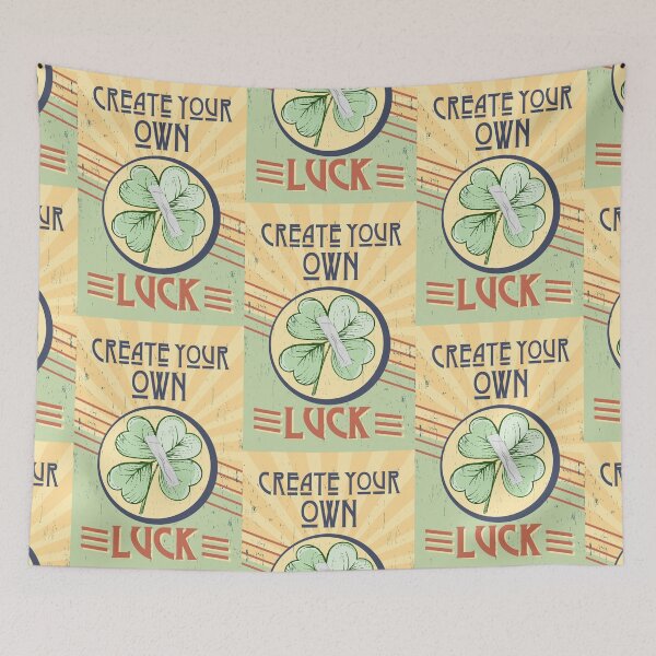 Item preview, create your own luck retro style designed and sold by clad63.
