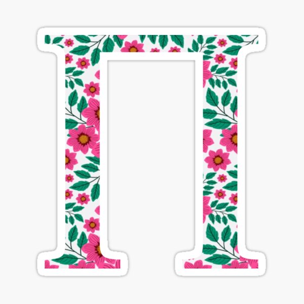 Aperçu de l'œuvre Pi floral rose créée et vendue par artbysydsyd.