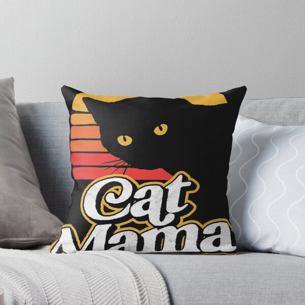 Item preview, Cat Mama Vintage Eighties Style Cat Retro Distressed designed and sold by MarvaDiaz.