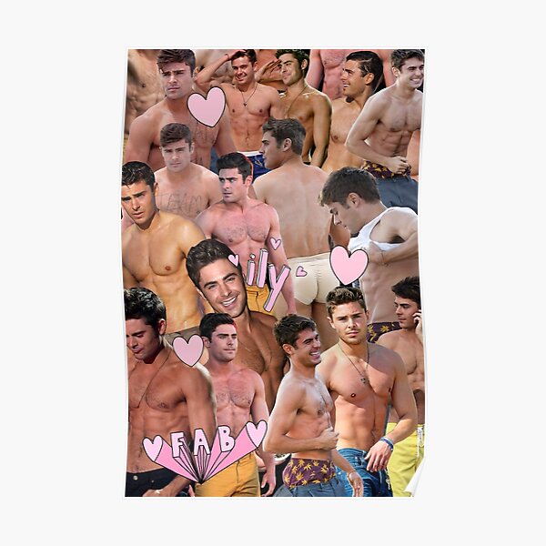 Zac Efron Collage Poster