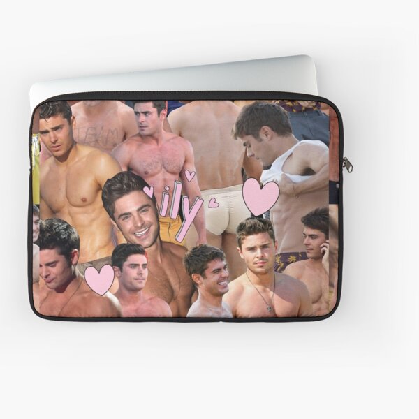 Zac Efron Collage Laptop Sleeve