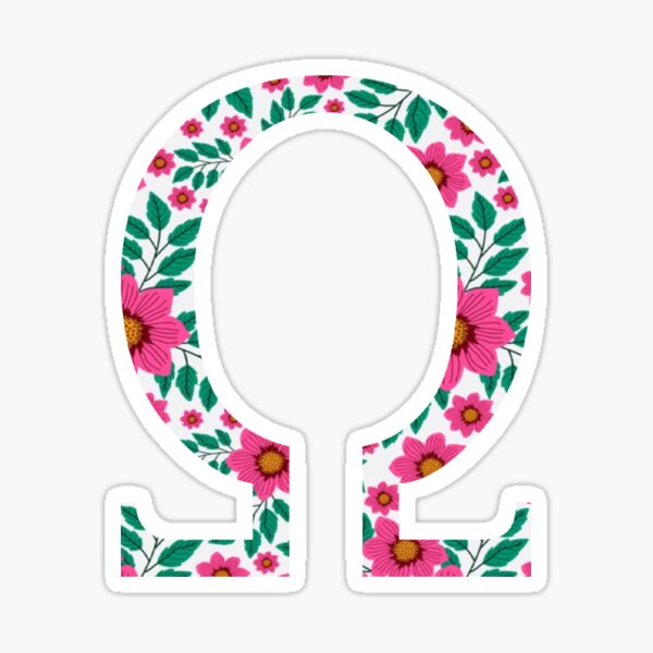Aperçu de l'œuvre Oméga florale rose créée et vendue par artbysydsyd.