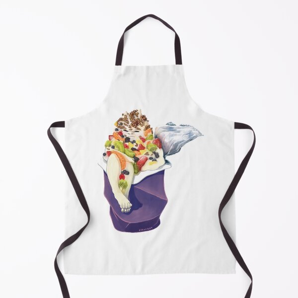 Item preview, Yogurt Yeti Haunted Food Monster designed and sold by kikoeart.