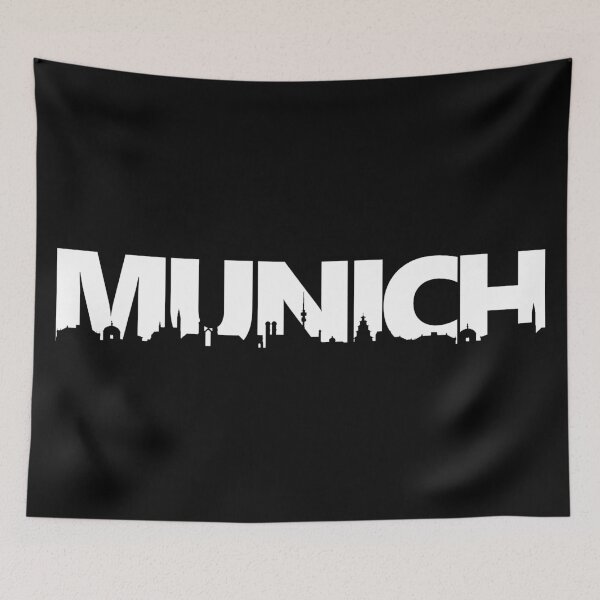 Item preview, Munich Text Skyline designed and sold by DannyAndCo.