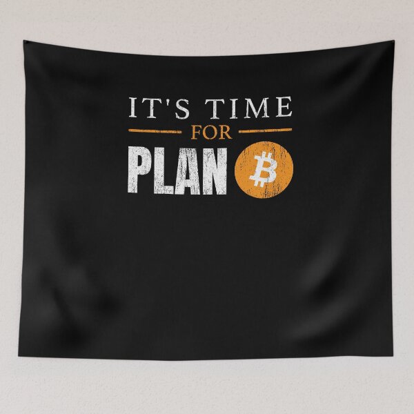 Item preview, Bitcoin It's Time For Plan B designed and sold by Grimbart.