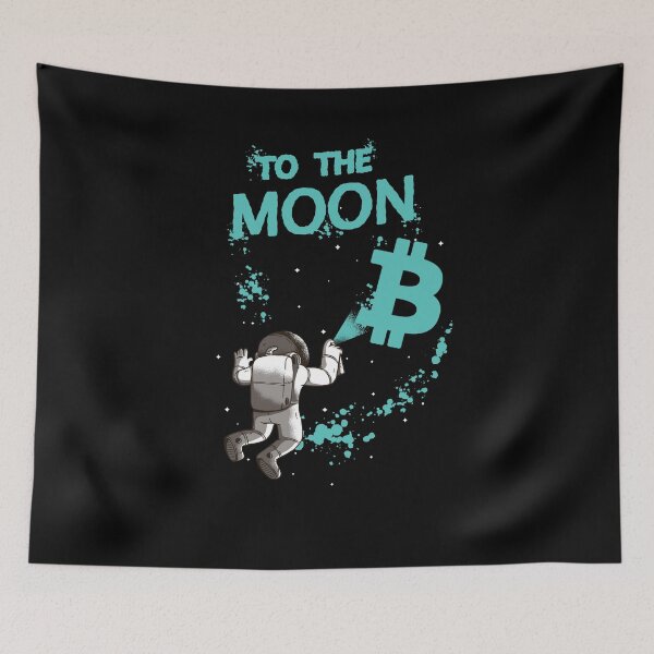Item preview, Bitcoin To The Moon designed and sold by Grimbart.